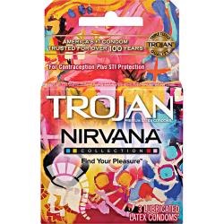 Nirvana Latex Condoms Variety Pack, 3 Count