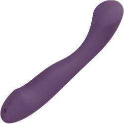 Jil Bella Silicone Rechargeable Personal Vibrator, 8 Inch, Purple