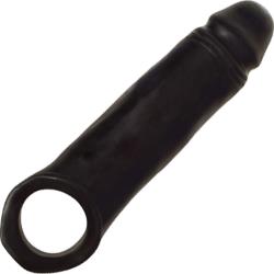 Jock 2 Inch Extra Length Penis Extension with Ball Strap, 10.25 Inch, Midnight