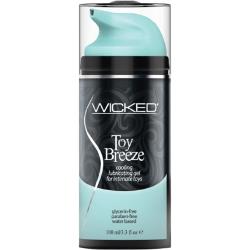 Wicked Toy Breeze Cooling Glyercin-Free Gel for Intimate Toys 3.3 fl.oz (100 mL)