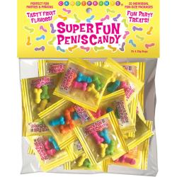 Super Fun Fruity Penis Candy, Bag Of 25