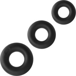 Renegade Super Soft Power Performance Rings, One Size, Black