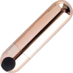 Maia Jessi Rechargeable Super Charged Mini Bullet Vibe, 3 Inch, Rose Gold