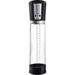 Pumped Premium Rechargeable Automatic Pump with Pressure Gauge, 8 Inch by 2.5 Inch, Clear