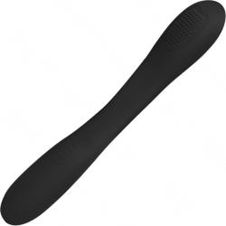 Elegance Flex Double-Ended Rechargeable Vibrator, 8.5 Inch, Black