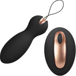 Elegance Purity 2-In-1 Vibrator and Remote, 4.25 Inch, Black
