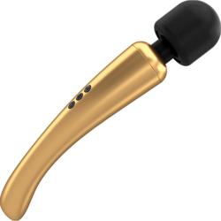 Dorcel Megawand Rechargeable Wand, 11.5 Inch, Gold