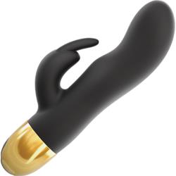 Dorcel Rabbit Expert G Rechargeable Vibrator, 7.5 Inch, Black/Gold