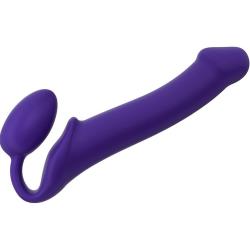 Dorcel Strap On Me Silicone Bendable Strapless Strap On, Large, Purple