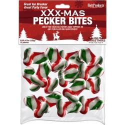 XXX-Mas Pecker Bites Spearmint Candy, 16 Pieces, 4.5 Oz (128 g)