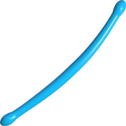 Classix Double Whammy Flexible Dildo, 17.25 Inch, Blue