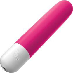 JimmyJane Bullets Rechargeable Pocket Vibrator, 3.75 Inch, Pink/White
