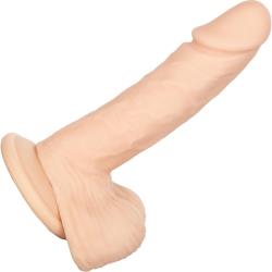 Emperor Ballsy PureSkin Dildo with Suction Cup, 6 Inch, Beige