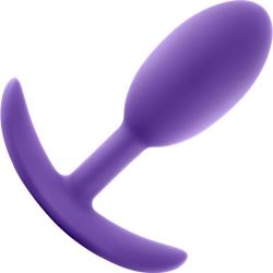 Luxe Wearable Vibra Slim Plug, 4 Inch, Purple