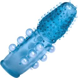 Pleasure Pearls Love Extension Sleeve, 5 Inch, Blue