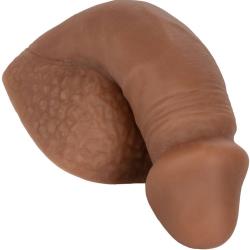 Packer Gear Silicone Packing Penis, 4 Inch, Brown
