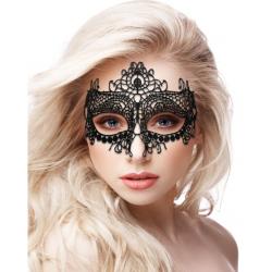 Ouch! Queen Lace Masquerade Mask, One Size, Black
