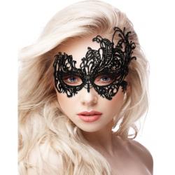 Ouch! Royal Lace Masquerade Mask, One Size, Black