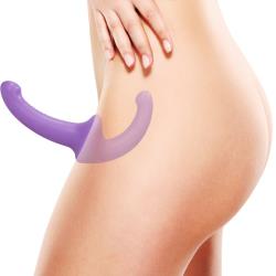 Ouch! Silicone Strapless Strap-On, 8.75 Inch, Purple