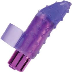 Frisky Finger Rechargeable Vibrator, 3 Inch, Purple