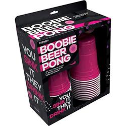 Boobie Beer Pong Boxed Set with Cups and Boobie Balls