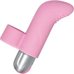 Adam and Eve USB Rechargeable Silicone Finger Vibrator, Pink