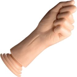 Master Series Knuckles Clenched Fist Dildo, 9.5 Inch, Flesh