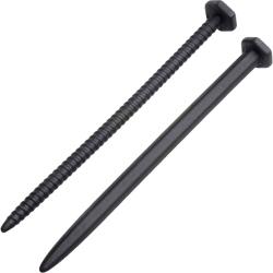 Master Series Hardware Nail & Screw Silicone Sounds, 6 Inch, Black