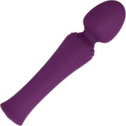Evolved My Secret Wand Silicone Rechargeable Vibrator, 6.75 Inch, Purple