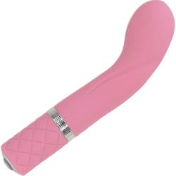 Pillow Talk Racy Rechargeable Silicone Mini Vibrator, 5.7 Inch, Pink