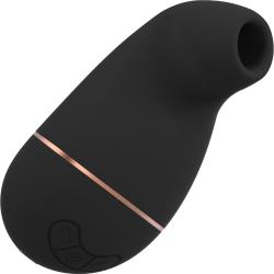 Irresistible Kissable Rechargeable Clitoral Suction Vibrator, 4.25 Inch, Black