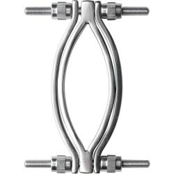 Master Series Isabellas Pussy Clamp, Silver
