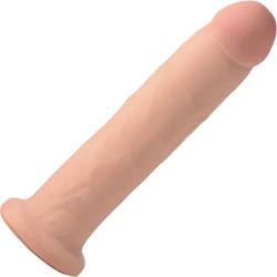 USA Cocks 10 Inch Ultra Real Dual Layer Suction Cup Dildo, Flesh