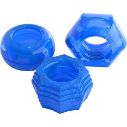 Classix Deluxe Cock Ring Set, Blue