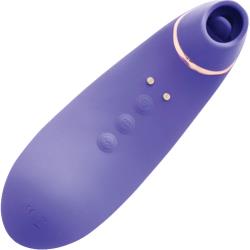 Sensuelle Trinitii 3-In-1 Suction Tongue Vibrator, Ultra Violet