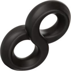 Ultra-Soft Crazy 8 Cock Ring, Black