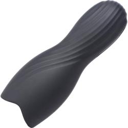Trinity Vibes Silicone Penis Head Pleaser, 5.5 Inch, Black
