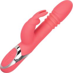 Enchanted Exciter Thrusting Silicone Vibrator, 10 Inch, Pink