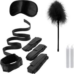 Ouch! Bed Bindings Restraint Kit, Black