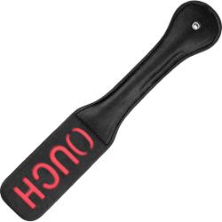 Ouch! OUCH Faux Leather Paddle, 12.5 Inch, Black