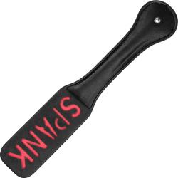 Ouch! SPANK Faux Leather Paddle, 12.5 Inch, Black