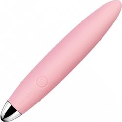 Svakom Daisy Long Bullet Clitoris Finger Vibrator, 5 Inch, Pale Pink