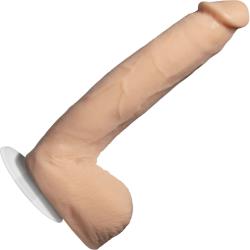 Signature Cocks Pierce Paris UltraSkyn Cock with Removable Vac-U-Lock Suction Cup, 9 Inch, Flesh
