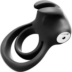 VeDo Thunder Bunny Rechargeable Dual Cockring, Black