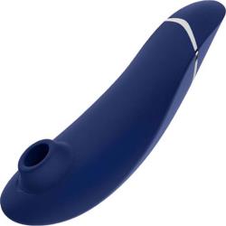 Womanizer Premium Pleasure Air Clitoral Stimulator, 6 Inch, Blueberry