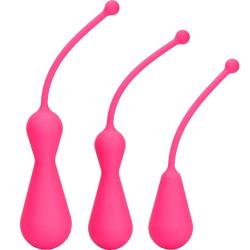Utopia Weighted Silicone Kegel Trainer Set, Pink