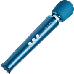 Le Wand Petite Rechargeable Vibrating Massager, 10 Inch, Blue