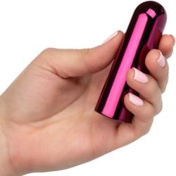 Glam 10 Functions Rechargeable Vibrating Bullet, 3.5 Inch, Pink