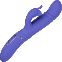 Shameless Seducer Vibrator with 4 Thrusting Functions, 10 Inch, Purple