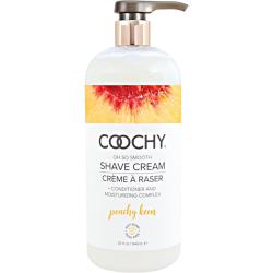 Coochy Oh So Smooth Shave Cream, 32 fl.oz (946 mL), Peachy Keen